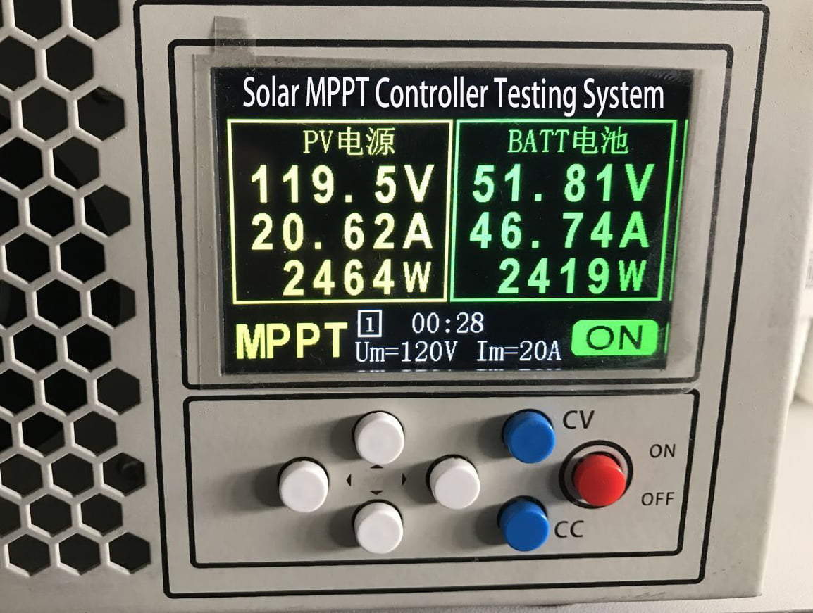Controller system interface of solar light