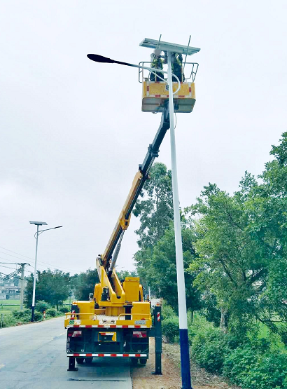 Checking solar panel charging