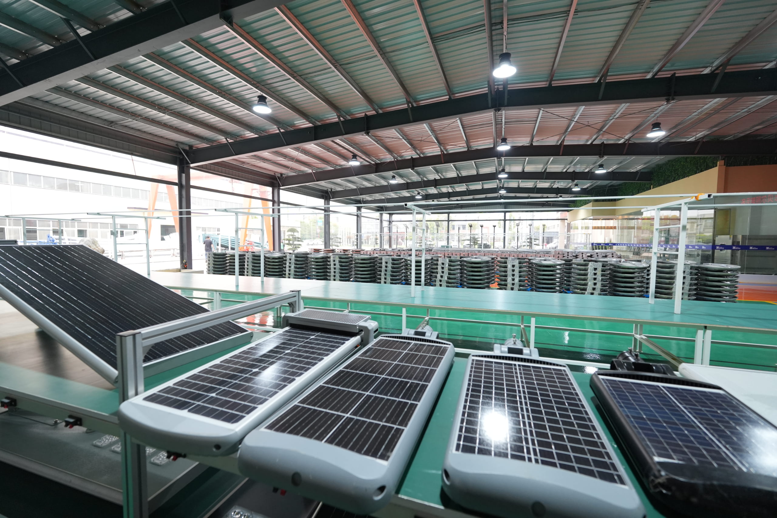 Solar lighting system assembly